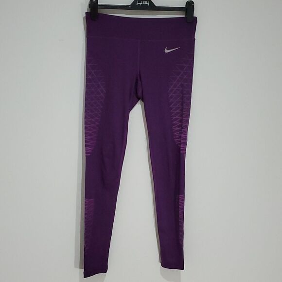 𝅺nike medium purple Dri-fit athletic leggings - Picture 1 of 7